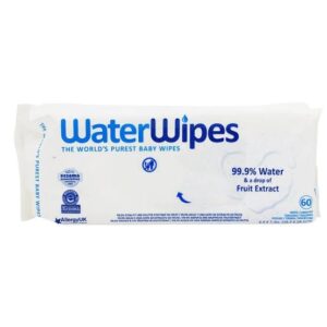 Water Wipes baby wipes, 60 Wipes