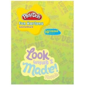 Hasbro Play-Doh Background Cardboard With Envelope 10 Colors