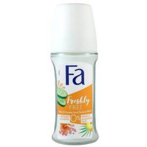 Fa Freshly Free Roll-On Deodorant With Cucumber And Melon Scent, 50ml