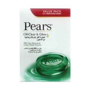 Pears Oil Clear And Glow Soap Pack Of 4, 125g