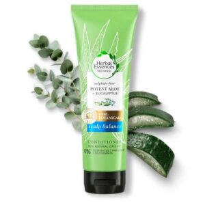Herbal Essences Bio:renew Sulphate Free Potent Aloe + Eucalyptus Conditioner, 350ml