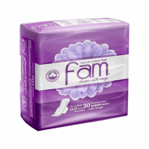 Fam Classic with Wings Feminine Pads, 30 pads