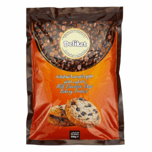Deliket Milk Chocolate Chips, 500g