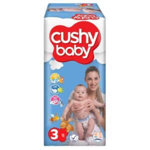 Cushy Baby Diapers ? Size 3 (4?9 kg), 36 pcs