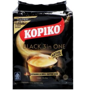 Kopiko Black 3inONE Instant Coffee,10x27.5g