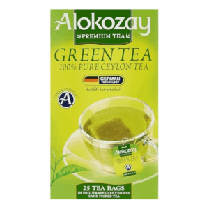 Alokozay Green Tea 100% Pure Ceylon Tea, 25x2g
