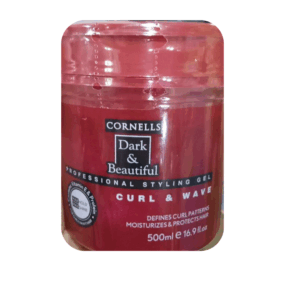 Cornells Dark and Beautiful Professional Styling Gel Curl and Wave, 500ml