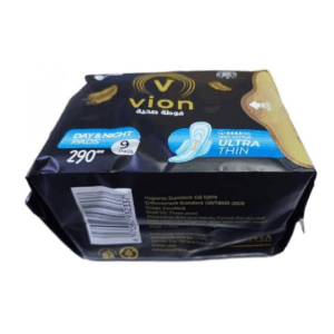 Vion Day and Night Ultra Thin Pads, 9 Pads