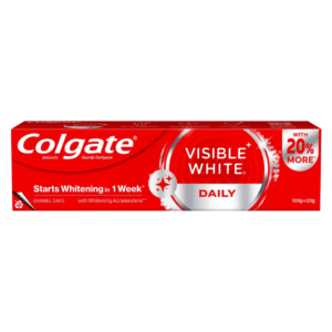 Colgate Visible White Daily Toothpaste, 220g