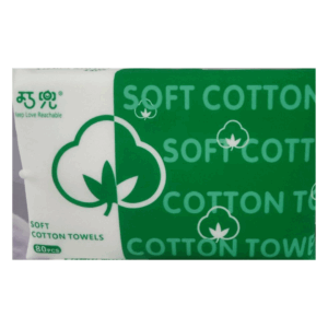 Keep Love Reachable Soft Cotton Towels, 80 pcs