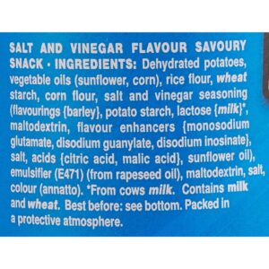 Pringles Salt and Vinegar, 165g
