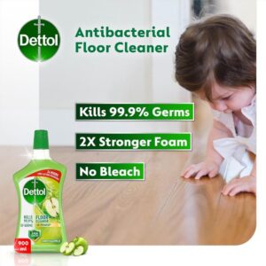 Dettol Floor Cleaner Green Apple, 900ml