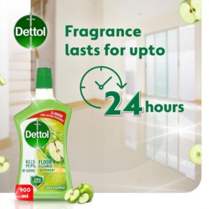Dettol Floor Cleaner Green Apple, 900ml