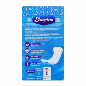 Bodyform Cushion Soft Maxi Long Pantiliners, 25 pads