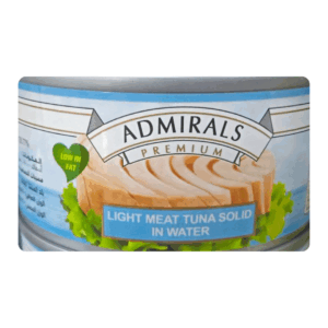 Admirals Premium Light Meat Tuna Solid in Water, 170g