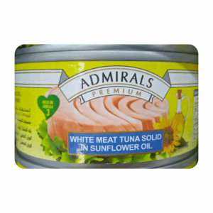 Admirals Premium White Meat Tuna in Sunflower Oil, 170g