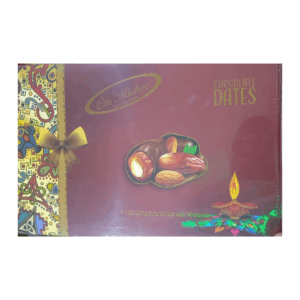 Om Michoc Chocolate Dates Finest Chocolate Dates with Almonds, 200g