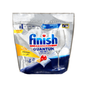 Finish Powerball Quantum All in 1 Lemon Sparkle, 218.4g