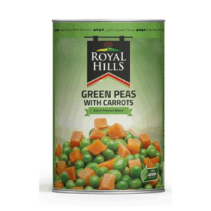 Royal Hills Green Peas with Carrots, 400g