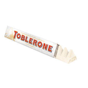 Toblerone Swiss White Chocolate with Honey and Almond Nougat, 6x100g