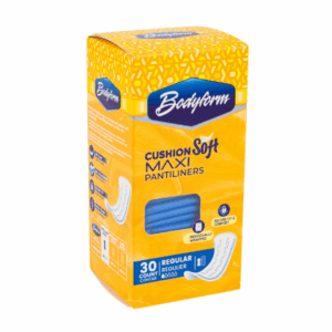Bodyform Cushion Soft Maxi Regular Pantiliners, 30 pads