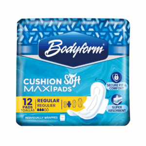 Bodyform Cushion Soft Maxi Regular Sanitary Pads, 12 pads
