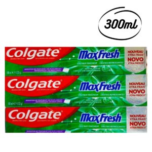 Colgate Max Fresh Clean Mint Toothpaste, 3 x 100ml
