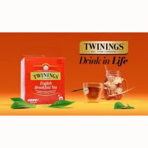Twinings English Breakfast Tea Medium Strength 10 Tea Bags, 20g