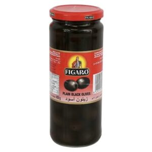 Figaro Plain Black Olives, 450g Figaro Plain Black Olives, 450g