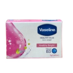 Vaseline Healthy Plus Bar Soap Healthy Bright with Vitamin B3, 75g