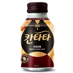 Lotte Chilsung Cantata Can Coffee Black Dang Latte,275ml