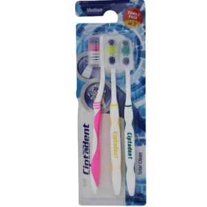 Ciptadent Clean Soft Toothbrush, 3 Pack