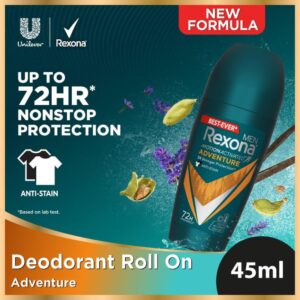 Rexona Roll-On Men Motion Activated Adventure Anti-Stain, 45ml