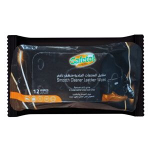 Safetob Smooth Cleaner Leather Wipes,12-Pack