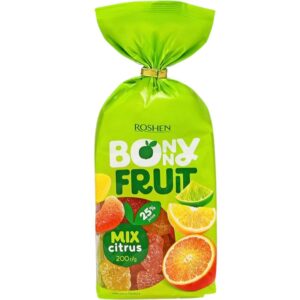 Roshen Bony Fruit Mix Citrus Gummy Candy, 200g