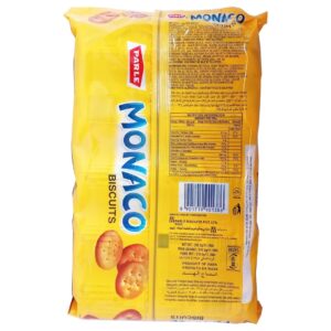 Parle Monaco Classic Regular Salted Biscuits, 63.3g (5 Pack)