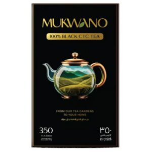 Mukwano 100% Black CTC Tea, 350 Tea Bags