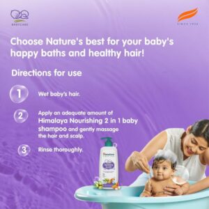 Himalaya Moisturizing 2-in-1 Baby Shampoo, 400ml