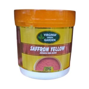Virginia Green Garden Saffron Yellow Synthetic Food Colour, 100g