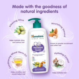 Himalaya Moisturizing 2-in-1 Baby Shampoo, 400ml