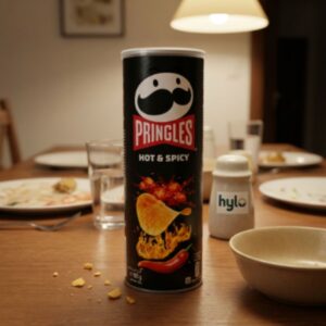 Pringles Hot & Spicy Potato Crisps, 165g
