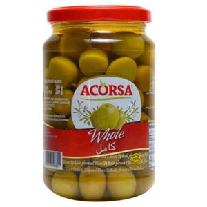 Acorsa Whole Green Olives Jar,350g