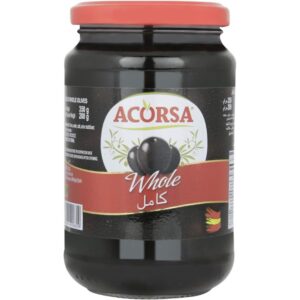 Acorsa Black Olives, 350g