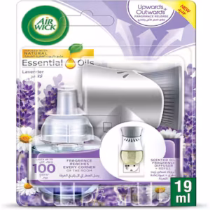Air Wick Plug-in Scented Oil Fragrance Diffuser with Refill Lavender Scent, 19ml