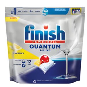 Finish Powerball Quantum All in 1 Dishwasher Tablets, 12-Tabs
