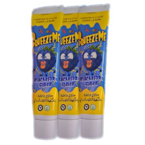 Bibop Squeezeme Sour Candy – Blackberry Flavor, 3x35g