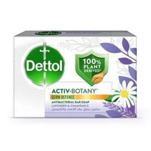 Dettol Activ-Botany Antibacterial Bar Soap, Lavender & Chamomile, 110g