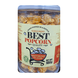 Simply Sweet Best Popcorn Quality Sweet Orange Flavor, 100g