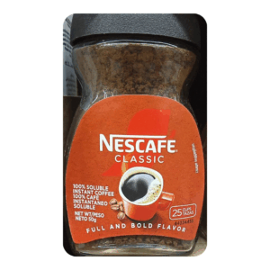 Nescafe Classic Instant Coffee Full and Bold Flavor, 50g