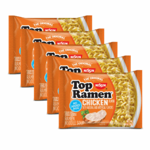 Nissin Top Ramen Chicken Noodles, 5x70g